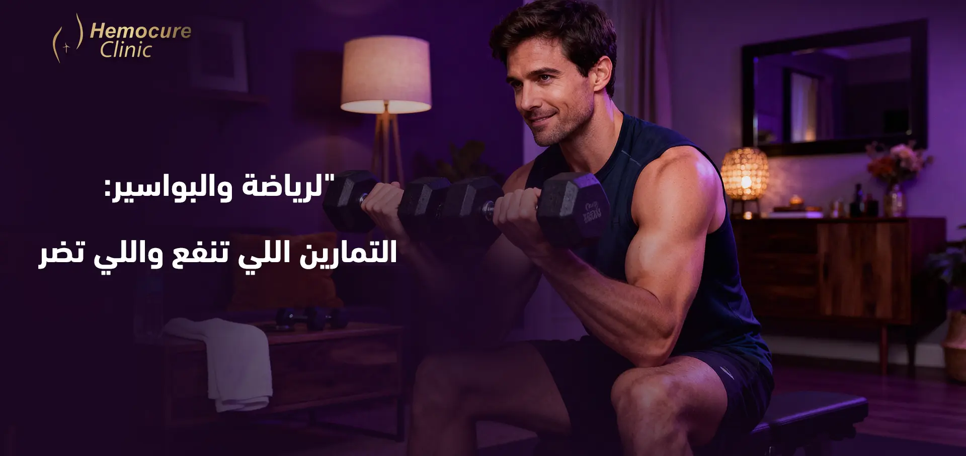 الرياضة والبواسير: التمارين اللي تنفع… واللي تضر